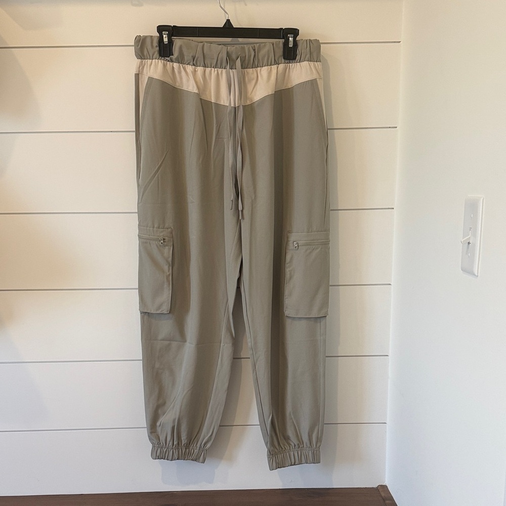 Thrive Societe NWT Weston Block Joggers in color Plaster Size XL